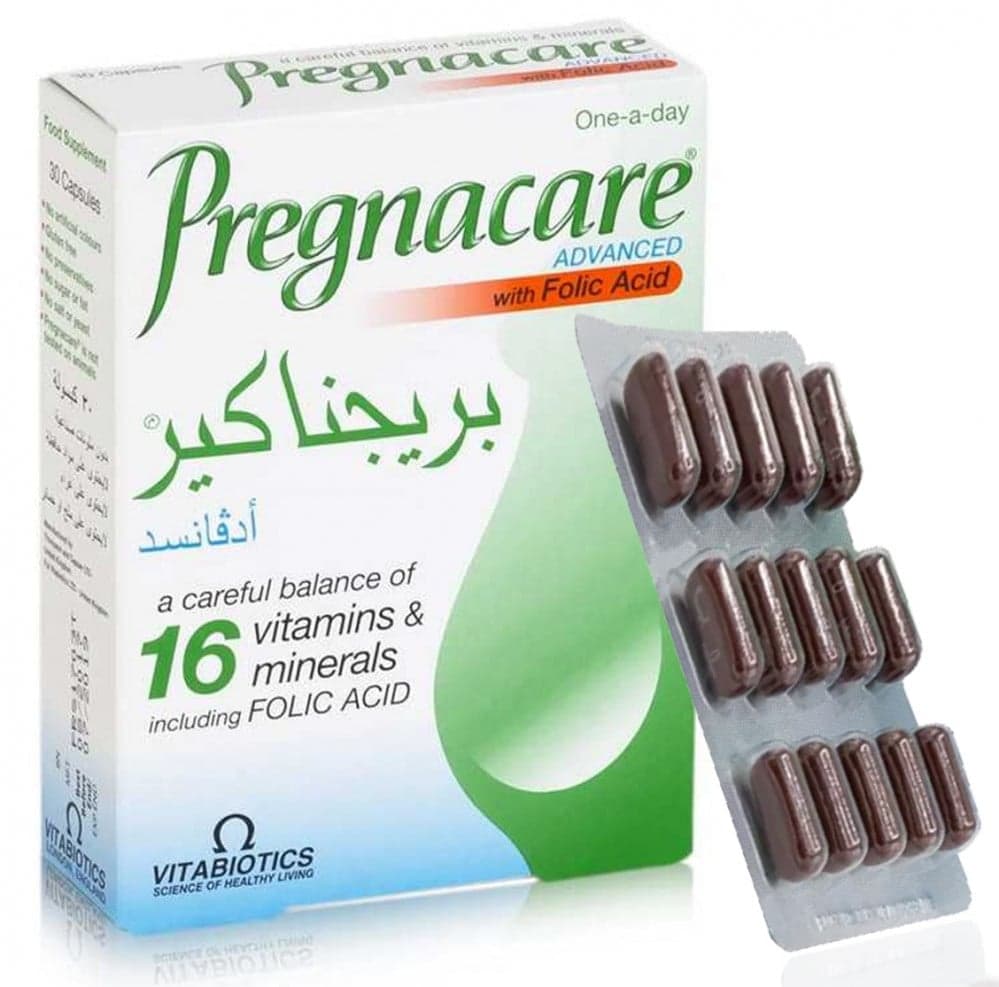 بريجناكير أدفانسز مع حمض الفوليك كبسولة