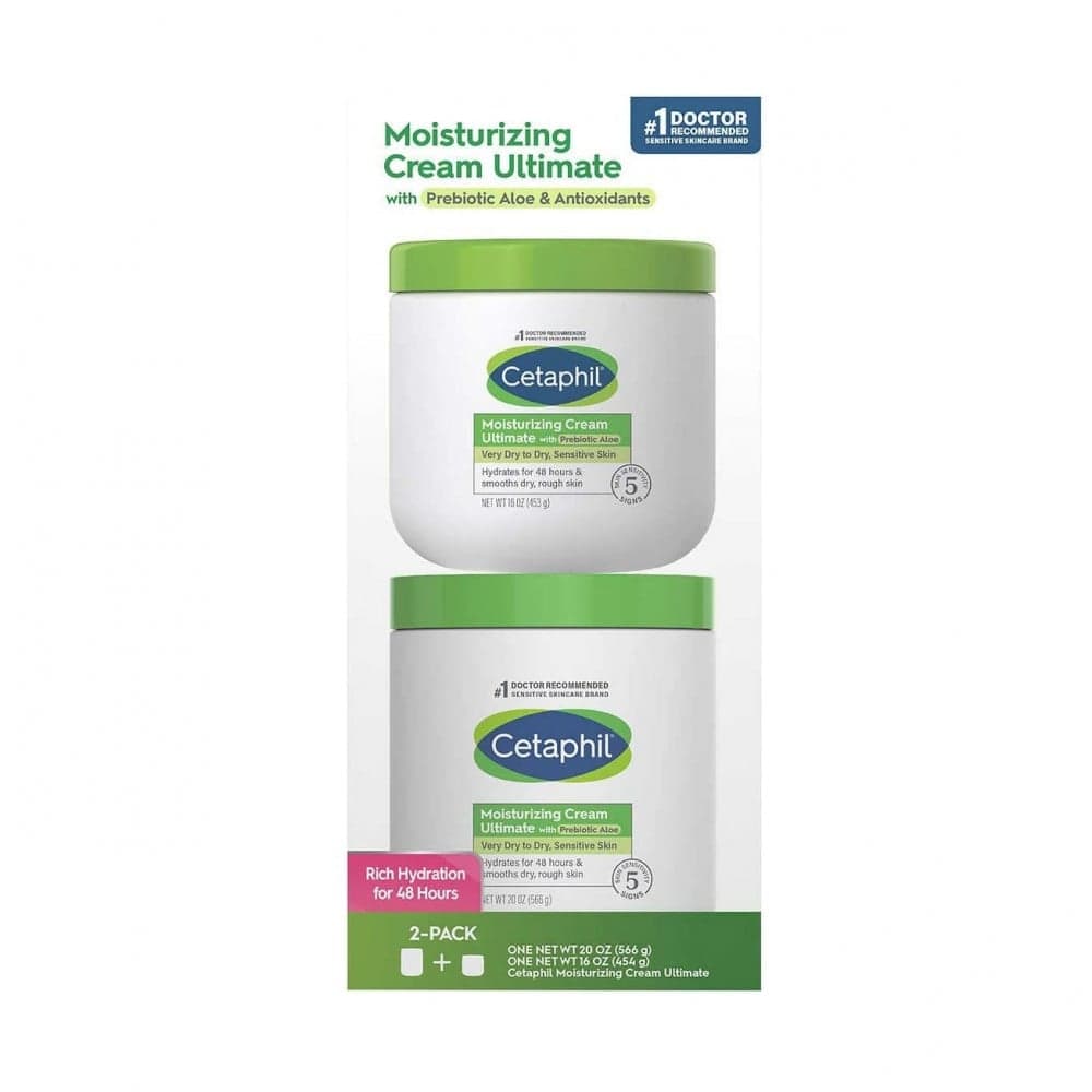Cetaphil Moisturizing Cream 453g (2 Pack)