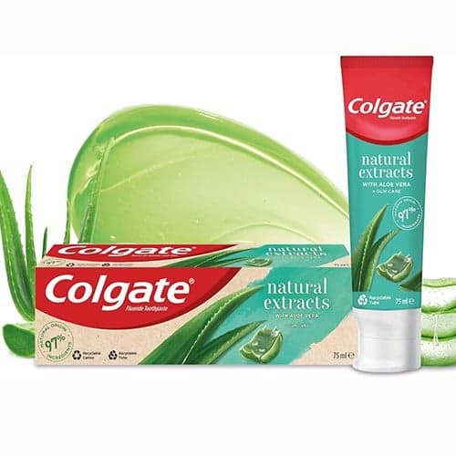 Colgate Naturals Gum Care Toothpaste with Aloe Vera and Green Tea Extract 75ml