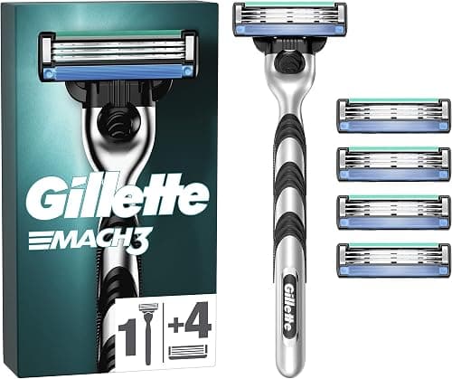 Gillette Mach3 Men's Razor + 4 Blades