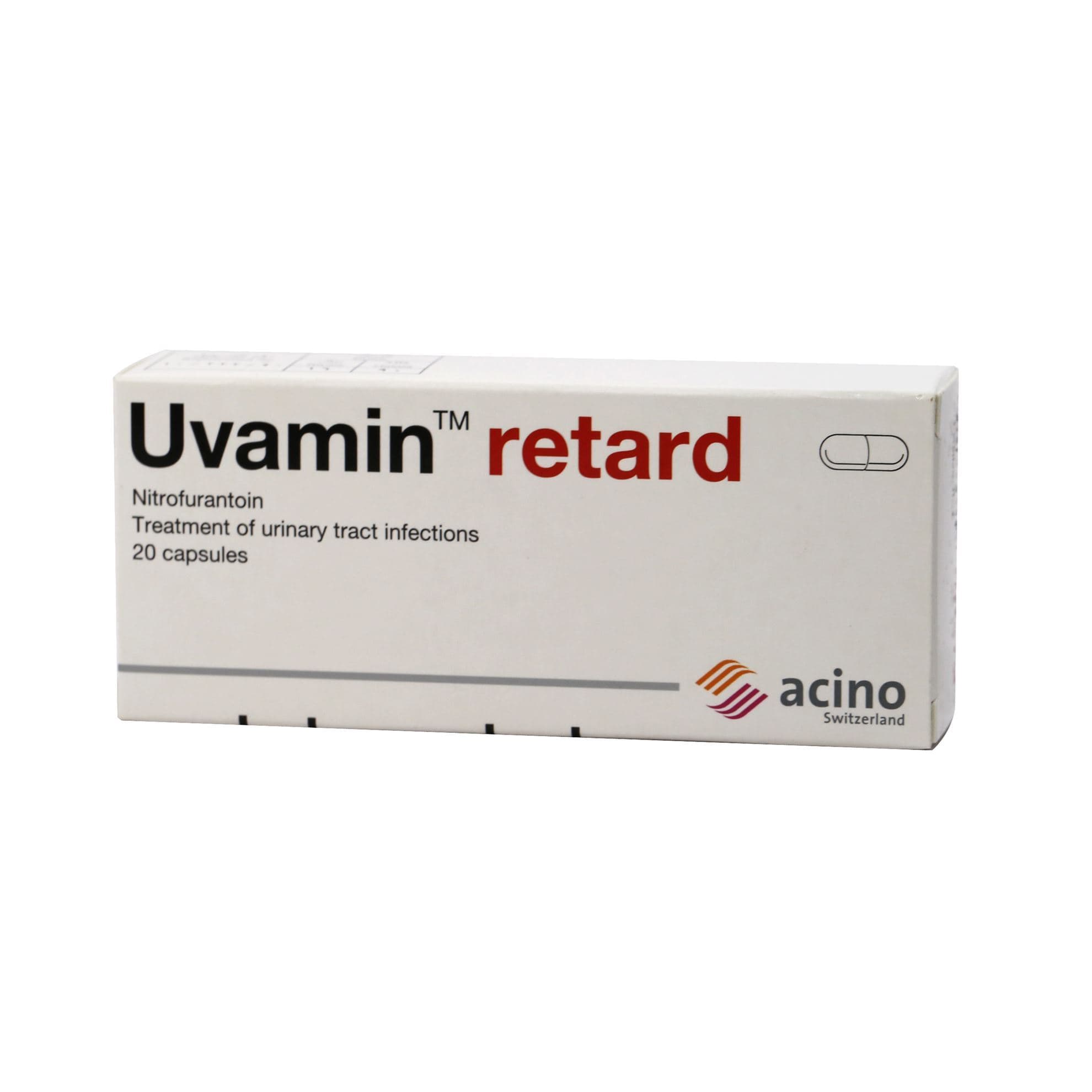 UVAMIN RETARD 100MG 20CAP