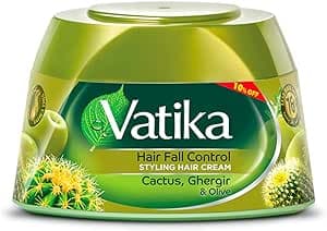 Vatika Naturals Hair Fall Control Styling Hair Cream - 125ml