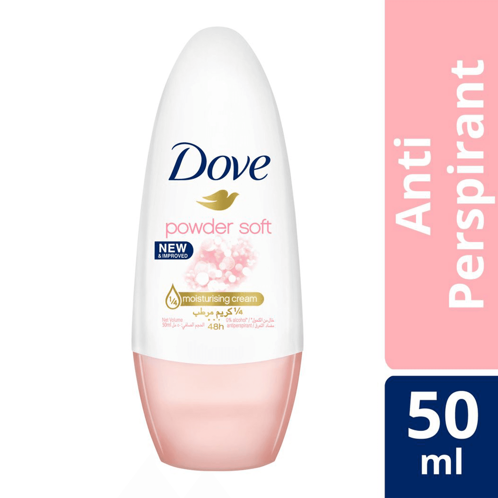 Dove Powder Soft Roll-On Deodorant 50ml