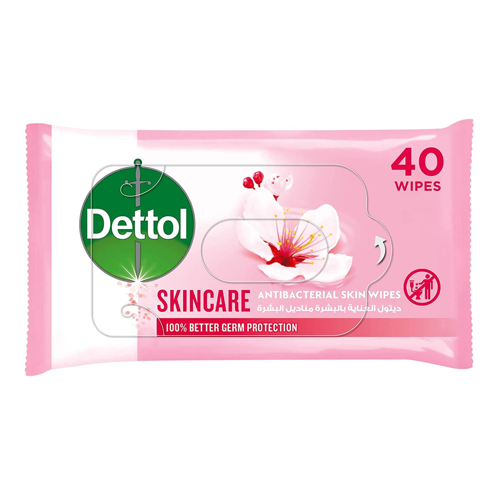 Dettol Skincare Wipes 40 Sheets