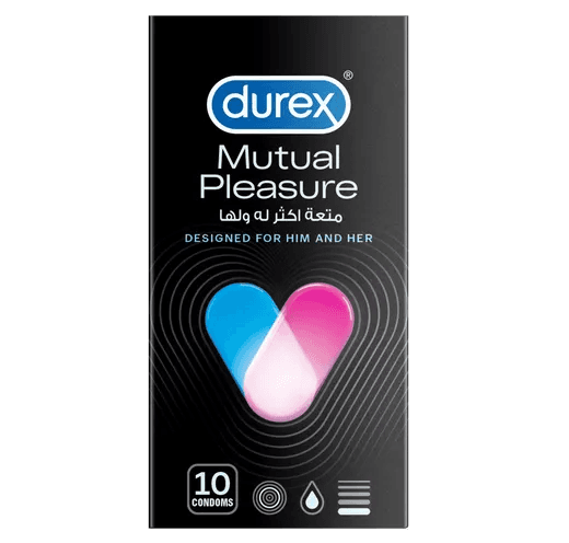 واقي ذكري ميوتشوال بليجر عدد 10 من ديوركس – Durex Mutual Pleasure 10 Condoms