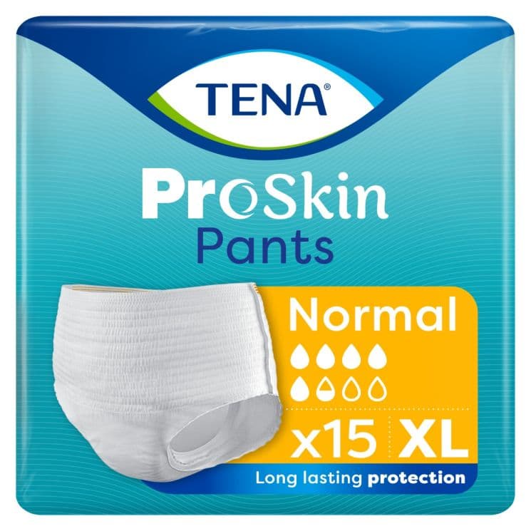 Tena ProSkin Adult Diaper Pants - Size XL, 15 pcs