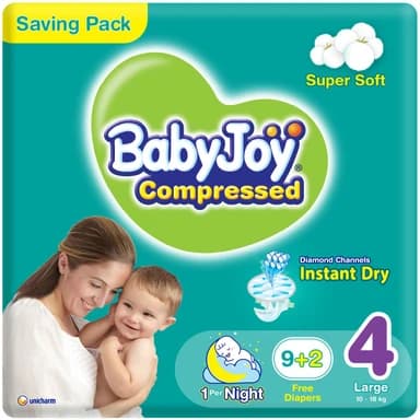 BabyJoy Pants Saving Pack - Size 4, 11 pcs