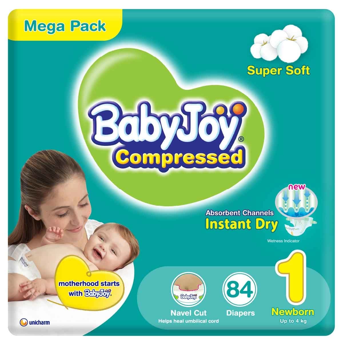 BabyJoy Mega Pack - Size 1, 84 pcs
