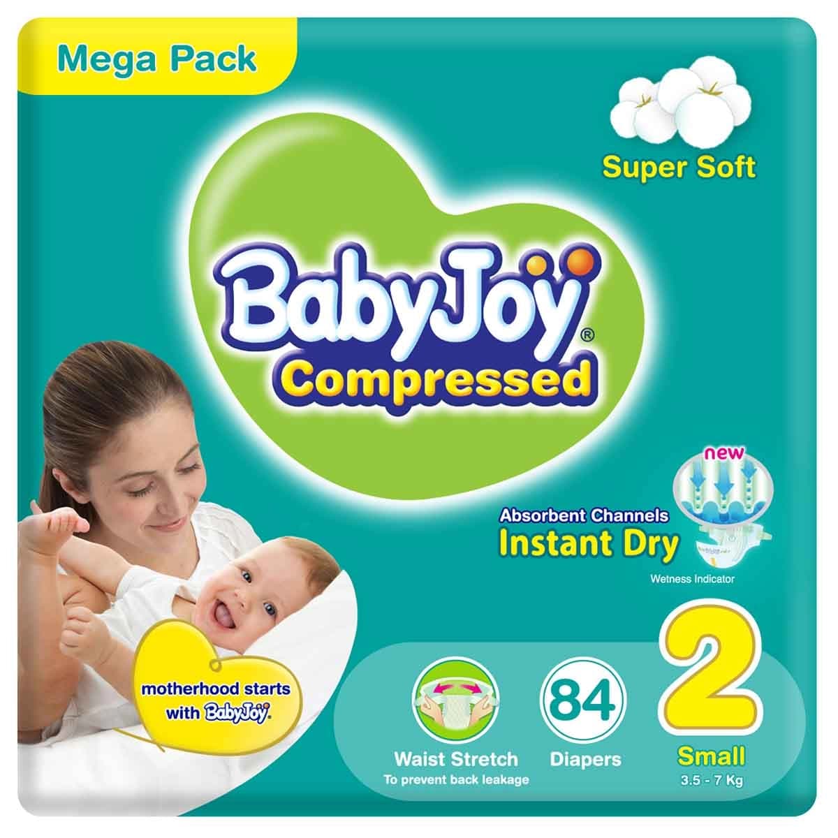BabyJoy Mega Pack - Size 2, 84 pcs