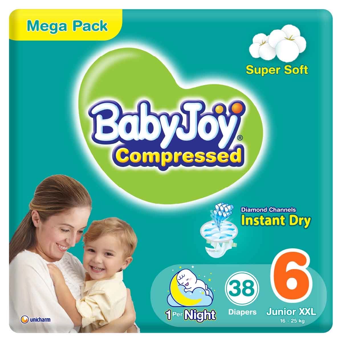BabyJoy Mega Pack - Size 6, 38 pcs