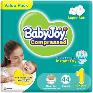 BabyJoy Small Pack - Size 1, 44 pcs