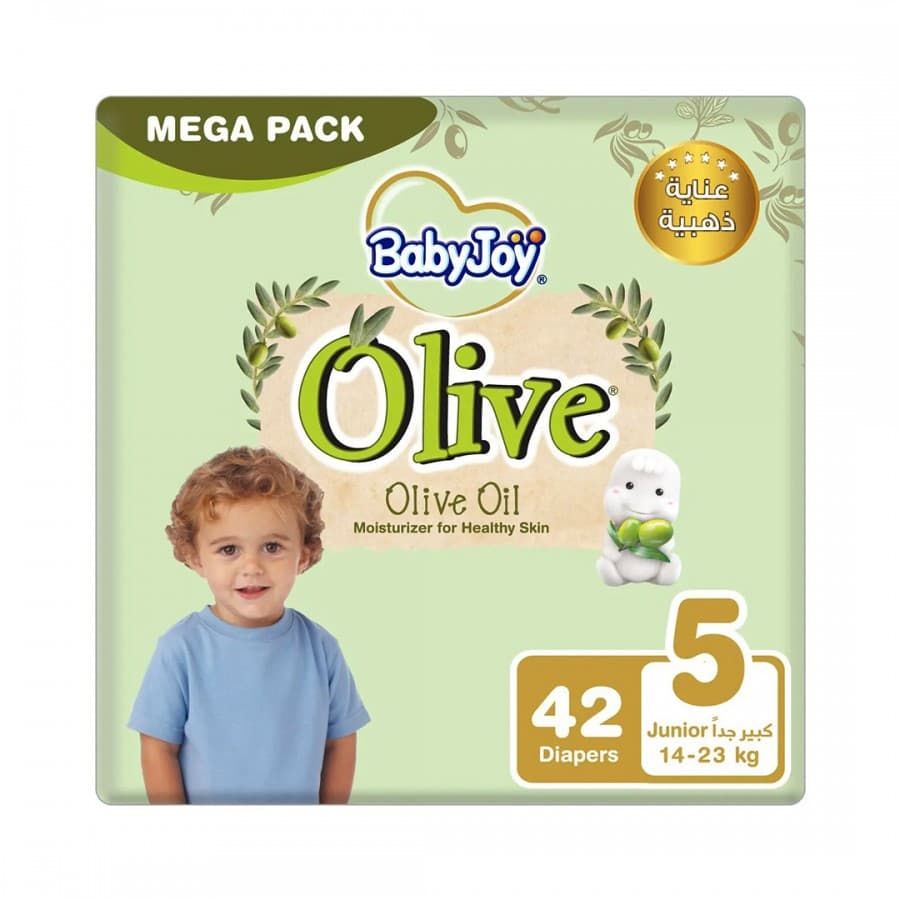 BabyJoy Olive Mega Pack - Size 5, 42 pcs