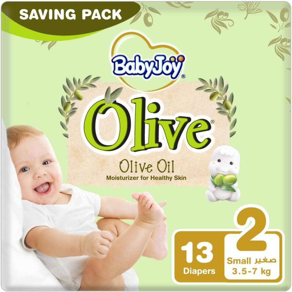BabyJoy Olive Saving Pack - Size 2, 13 pcs