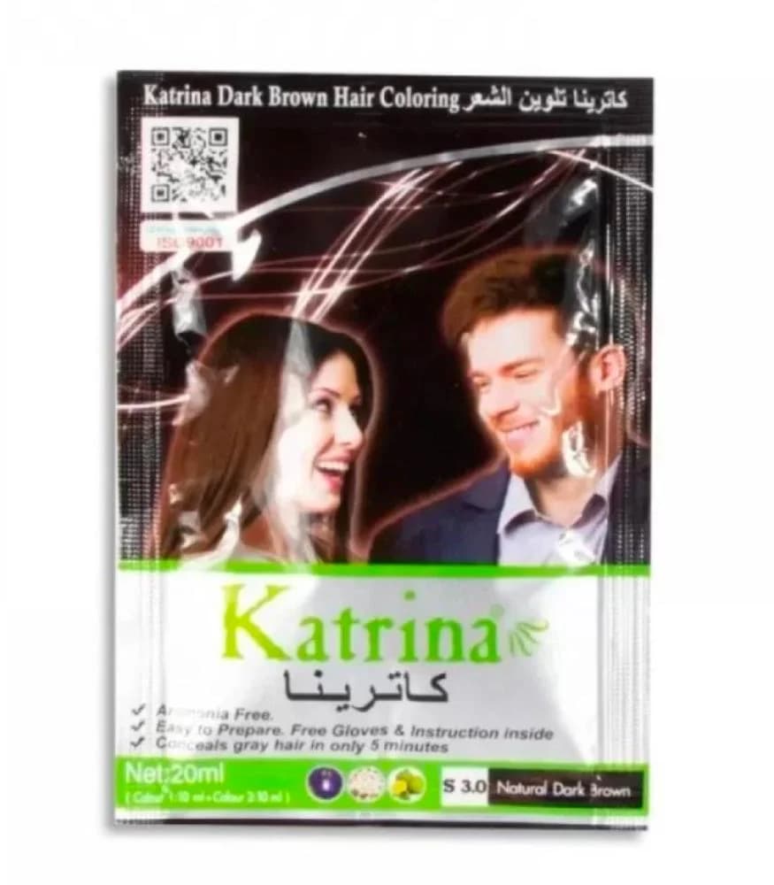 شامبو كاترينا لتلوين الشعر البني الداكن ٢٠ مل