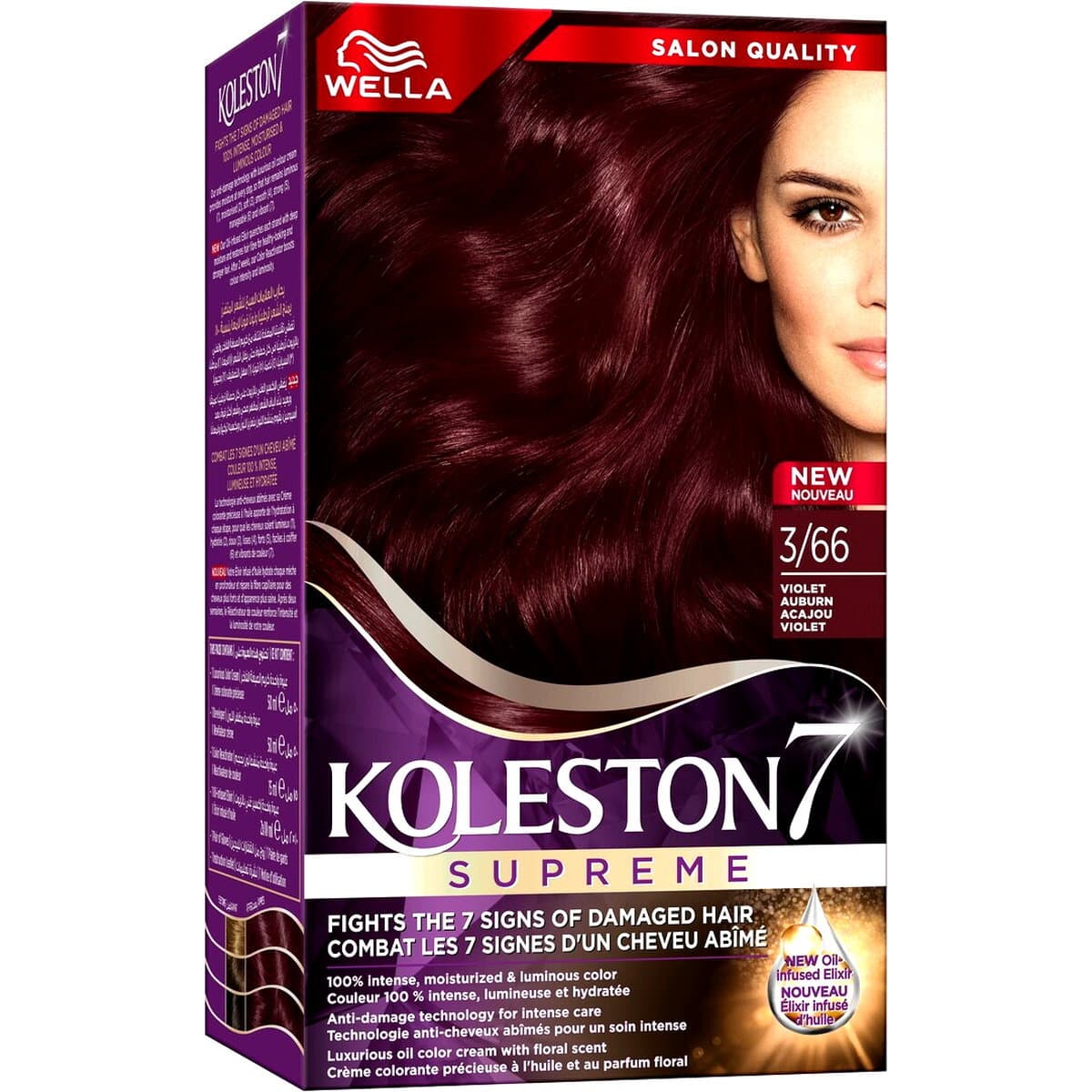 Koleston 3-66 Violet - Hair Colour