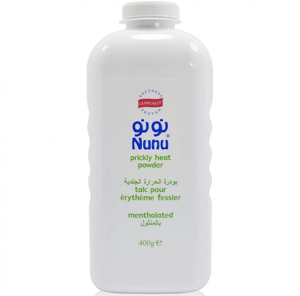 Nunu Mentholated Talc 400 g - Baby Powder