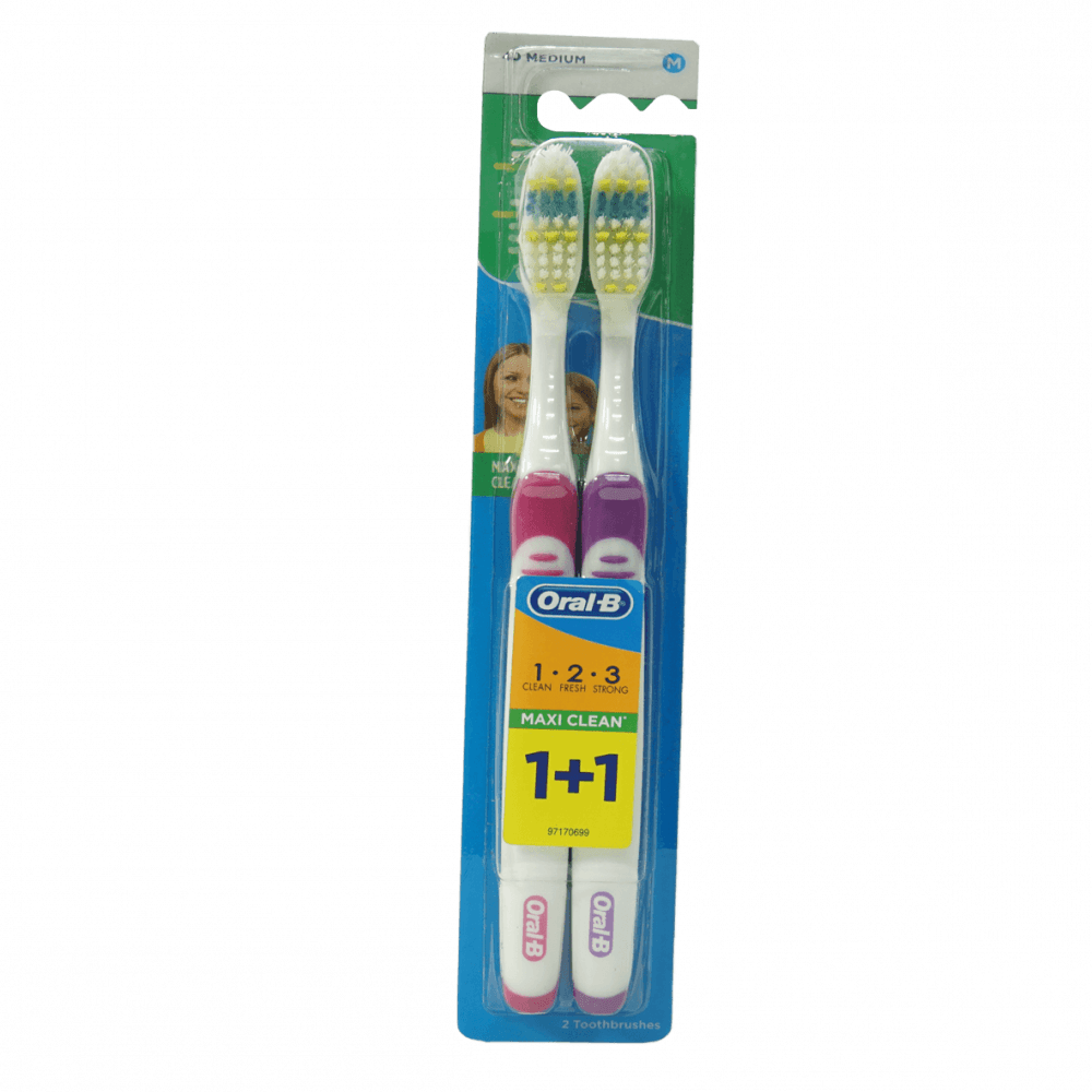 Oral-B Maxi Clean 1+1 40 Medium - Toothbrush