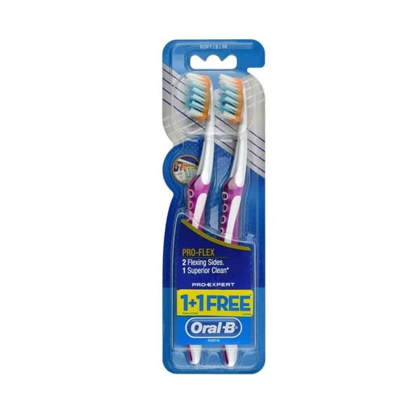 ORAL B PRO-FLEX SUPERIOR CLEAN SOFT 1+1