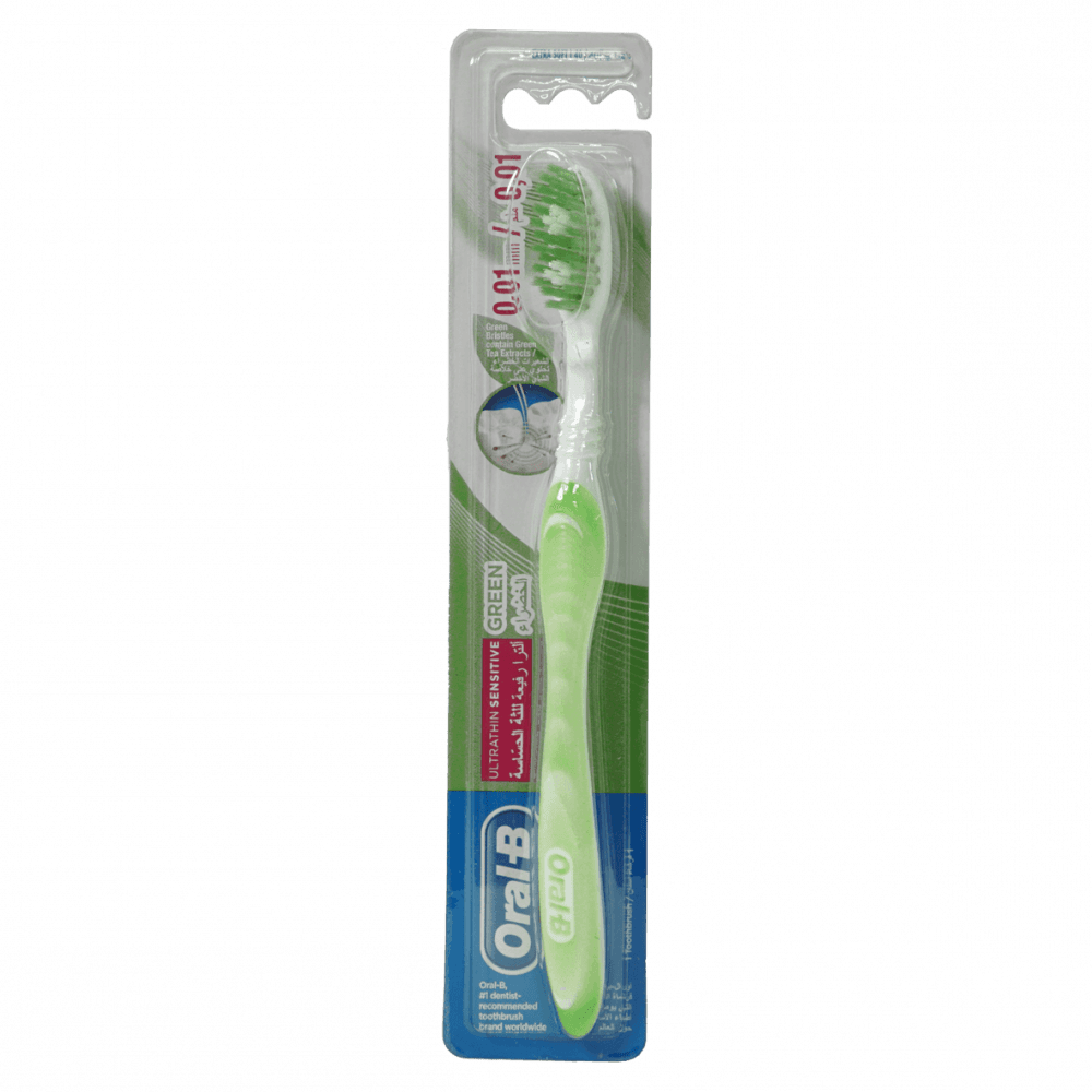 Oral-B Ultra Thin Sensitive Green  Extra Soft - Toothbrush