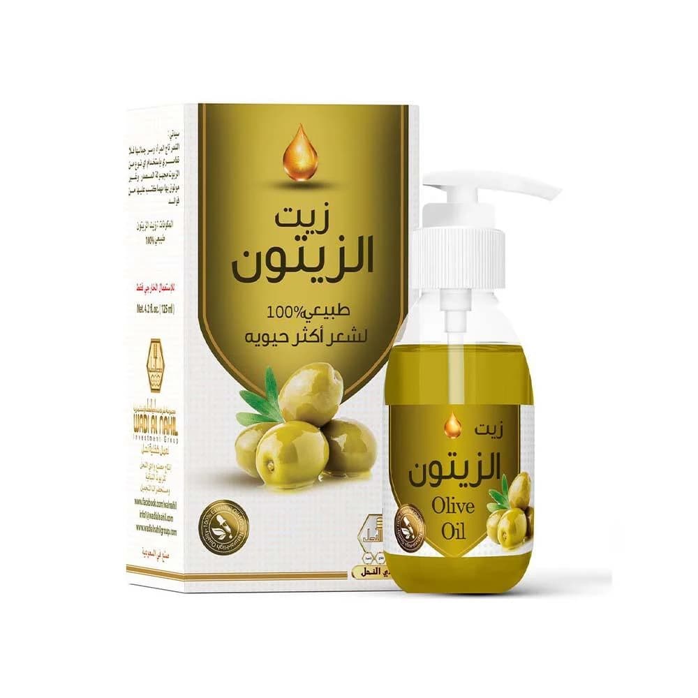 وادي الناهيل زيتون 125 مل شعر زيت
