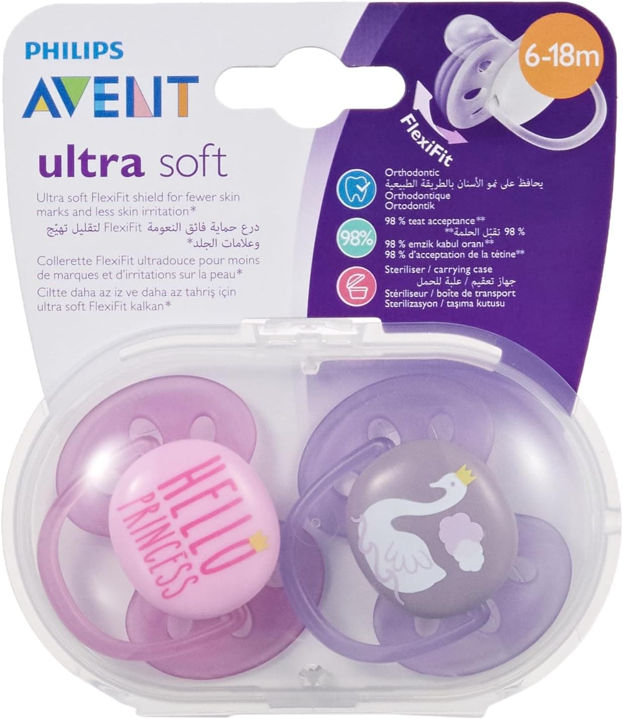 Philips Avent Ultra Soft Pacifier 6-18M