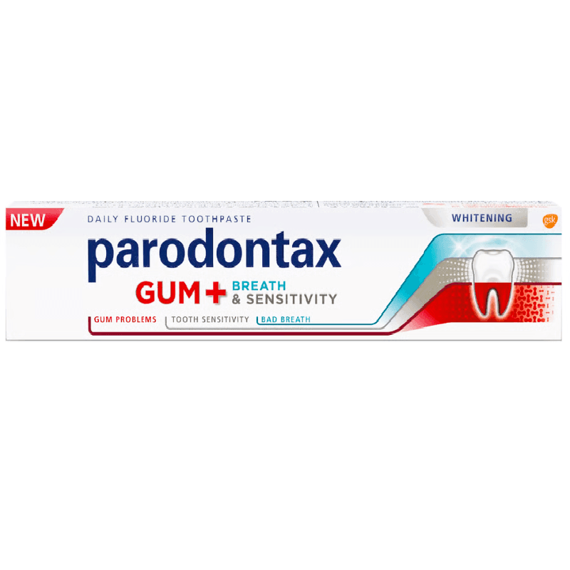 Parodontax Gum + Breath & Sensitivity Whitning Toothpaste 75ml