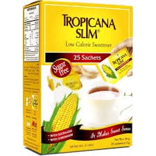 Tropicana Slim Low Calorie Sweetener 25 Sachets