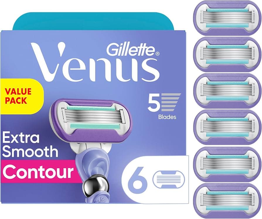 Venus Deluxe Smooth Swirl Blades 6 Pack 