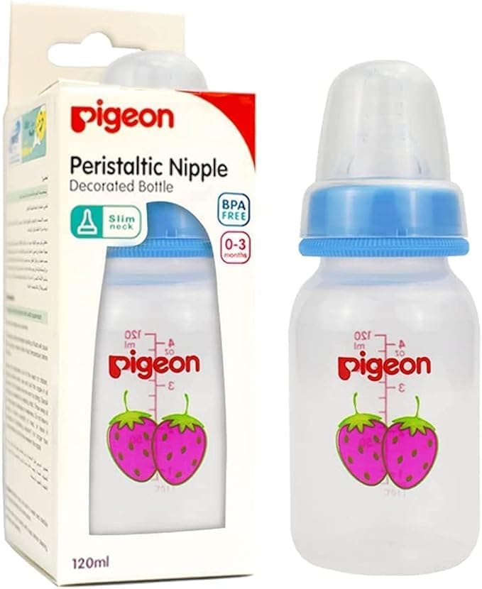 Pigeon Decorated Fruit 120 ml - Feeding Bottle