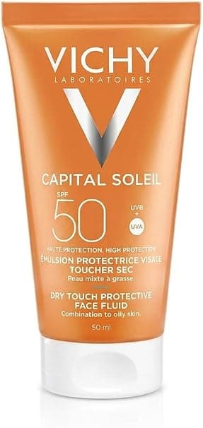 فيتشي فلويد مطفي للوجه واقي شمس SPF50+ 60 مل