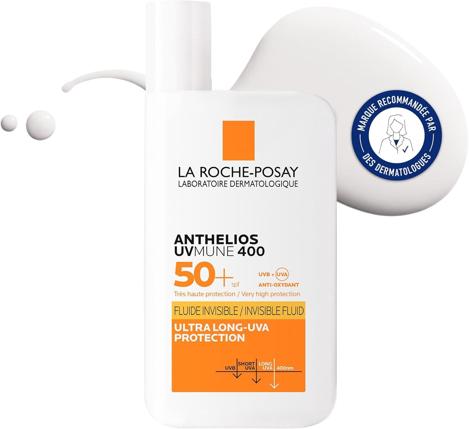 لاروش بوزيه أنثيليوس UVMUNE 400 سائل غير مرئي معطر SPF50