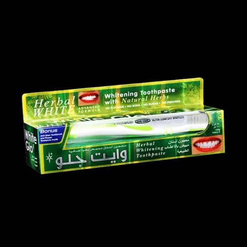 وايت جلو معجون أسنان مبيض بالاعشاب 100 مل