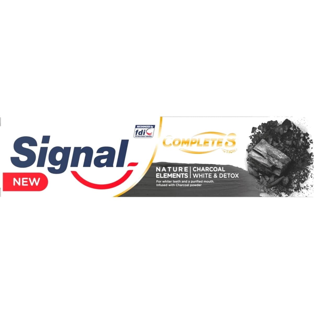 Signal Complete 8 Charcoal 75ml - Toothpaste