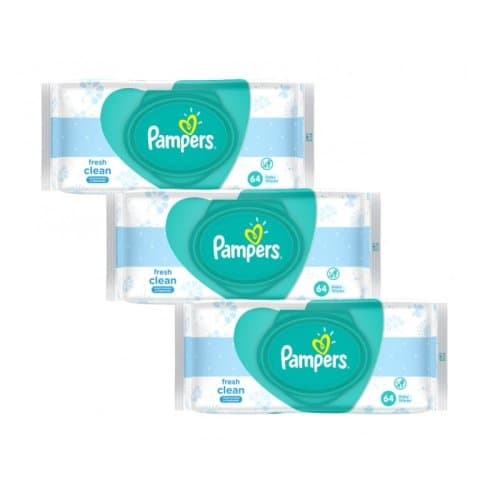 Pampers Complete Clean - 64 Wipes