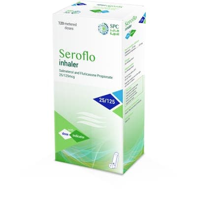 seroflo 25/125mcg 120 metered doses