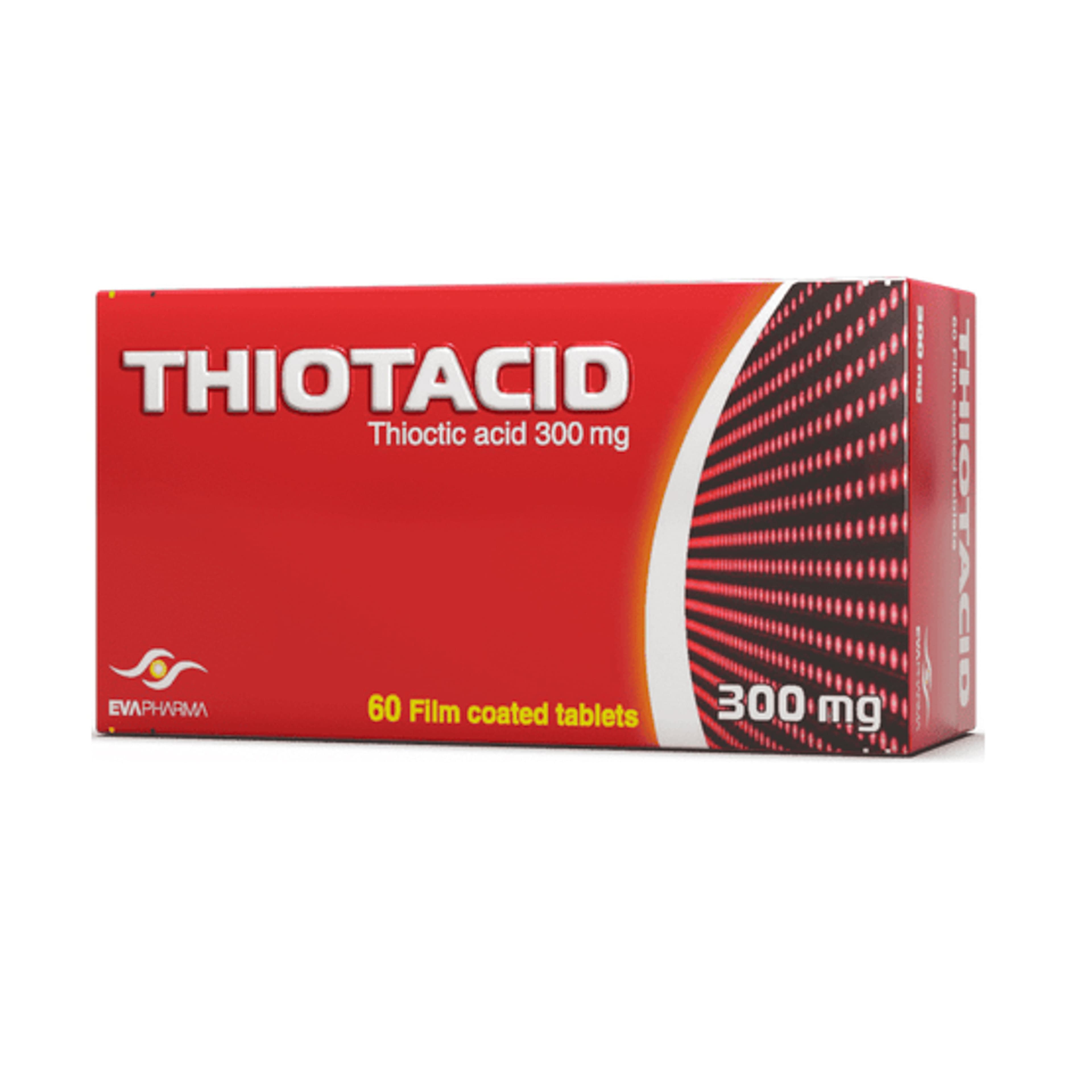 Thiotacid 300 mg - 60 Film-Coated Tablets