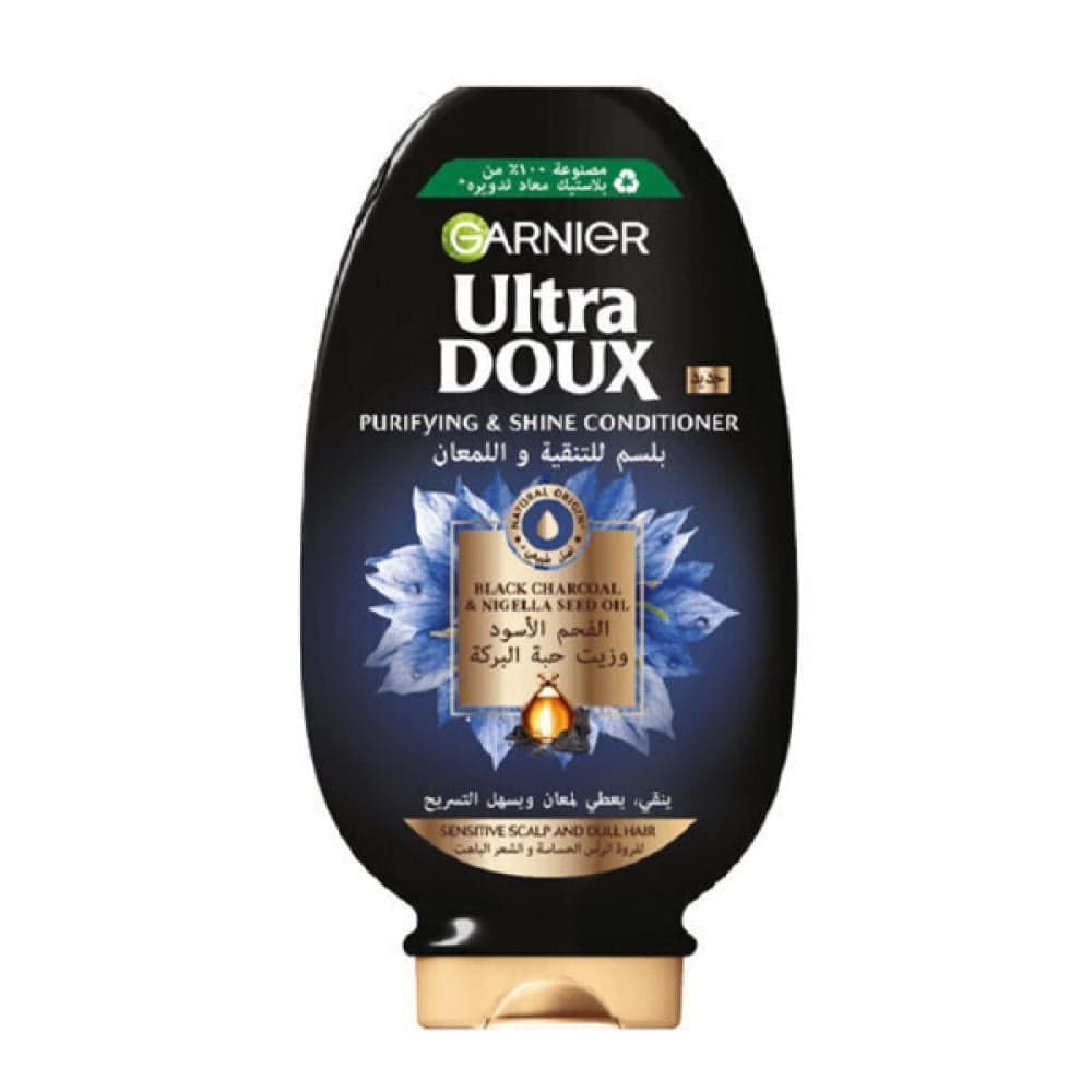 Garnier Ultra Doux Black Charcoal & Black Seed Oil Conditioner 360ml
