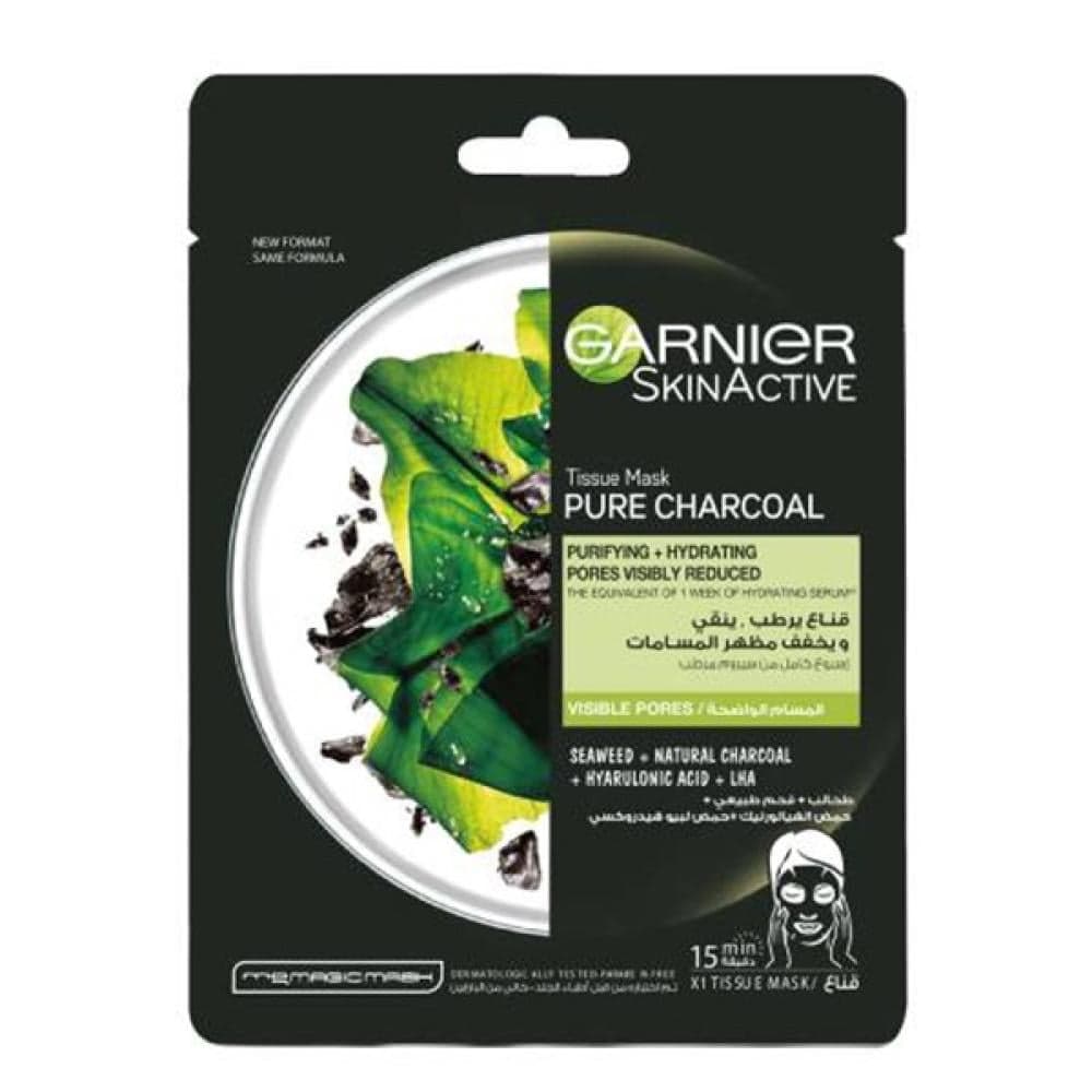 Garnier Pure Charcoal & Seaweed Mask 28g