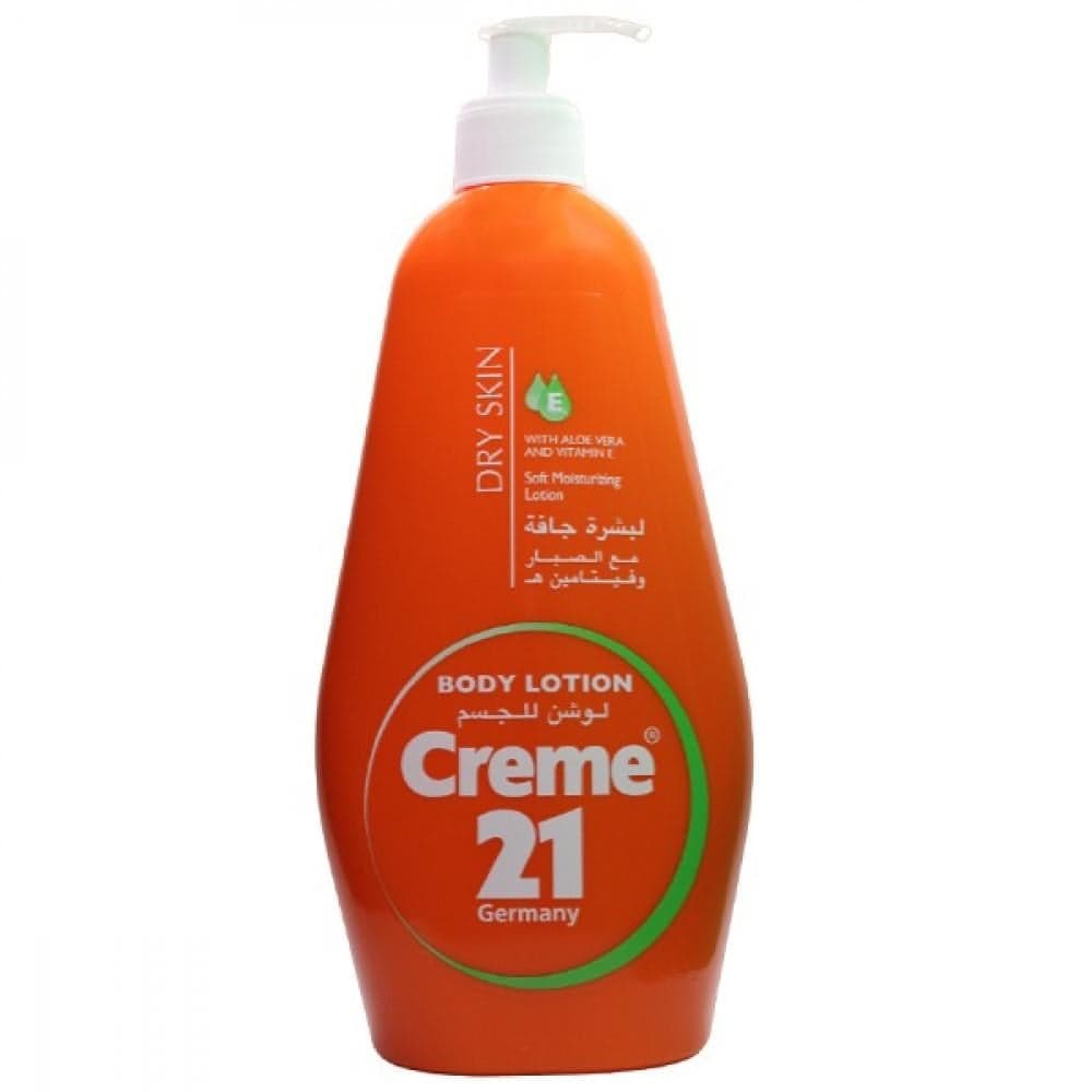Creme 21 Dry Skin With Aloe and Vitamin E 600ml - Lotion