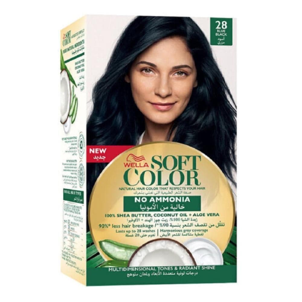 Wella Soft Color 28 Blue Black Hair Colour 70ml