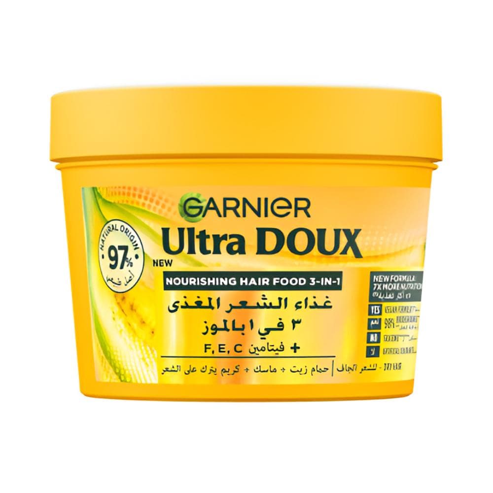 Garnier Ultra Doux Banana & Shea 3-in-1 Hair Food 390ml
