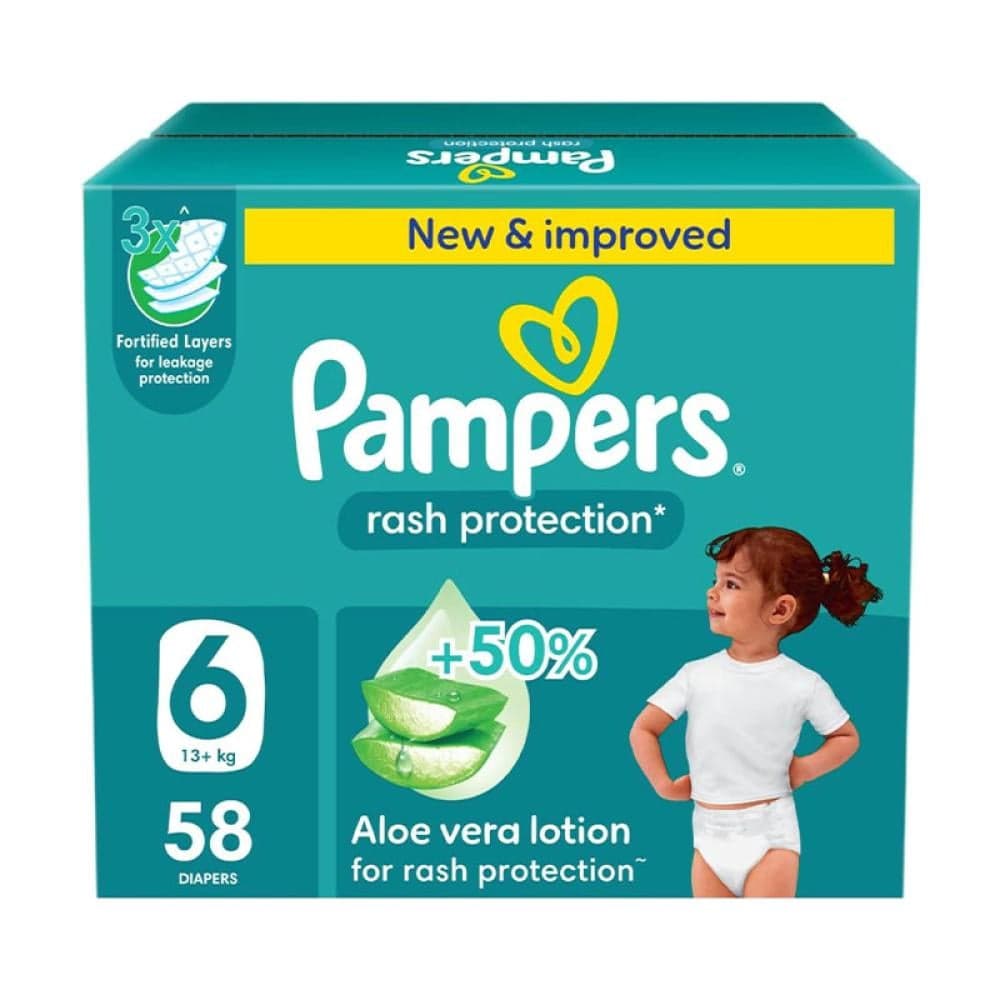 Pampers Jumbo Box size 6 58
