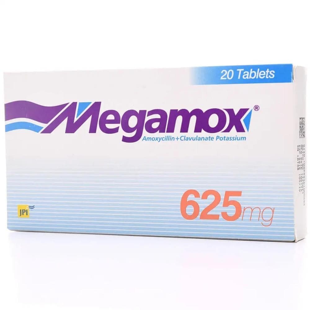 Megamox 625mg Tablet 20