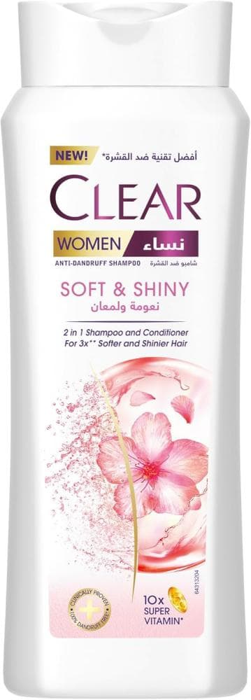 clear antidandruff soft and shiny 600 ml