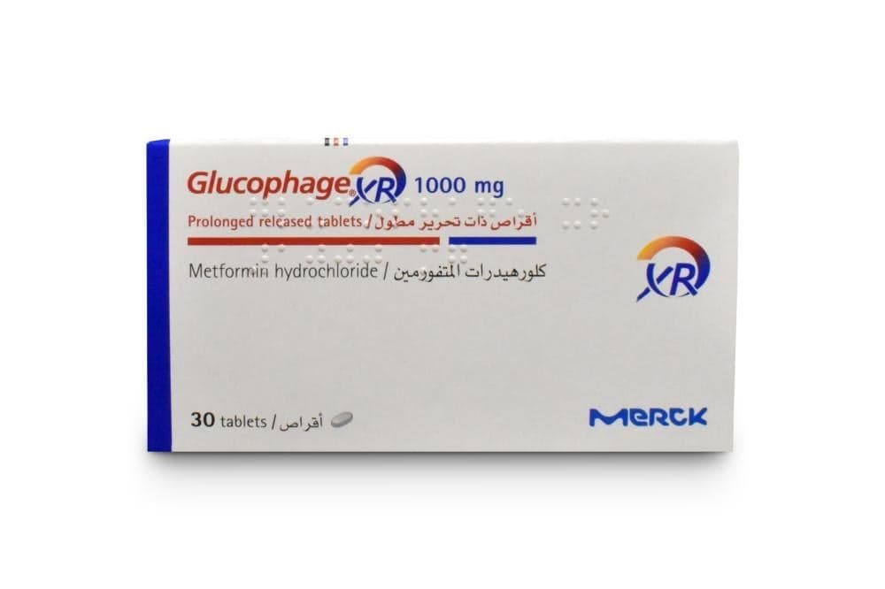 glucophage xr 1000mg 30tab