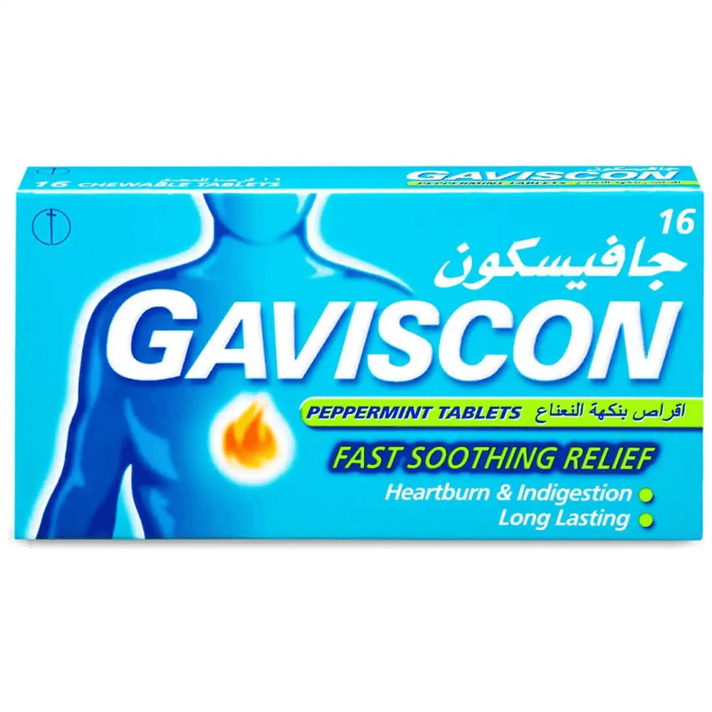 Gaviscon Peppermint Chewable Tablets-16