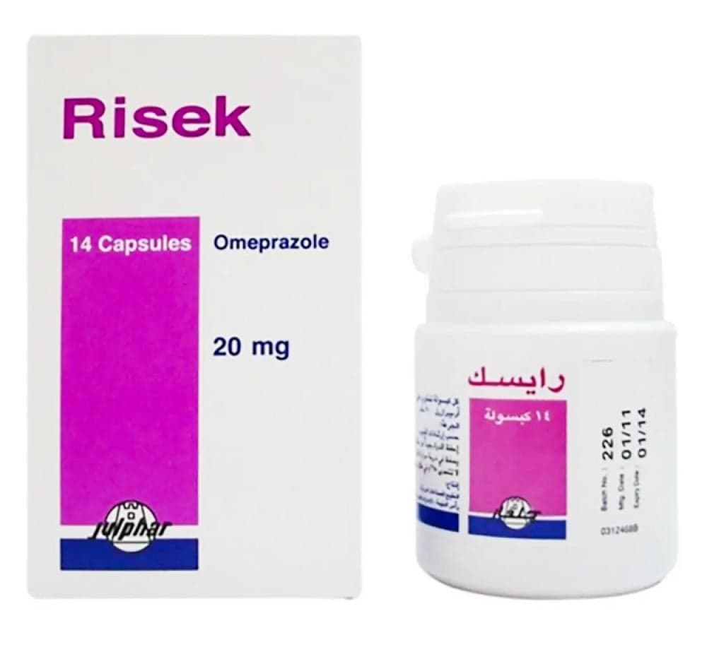 RISEK 20MG 14CAP