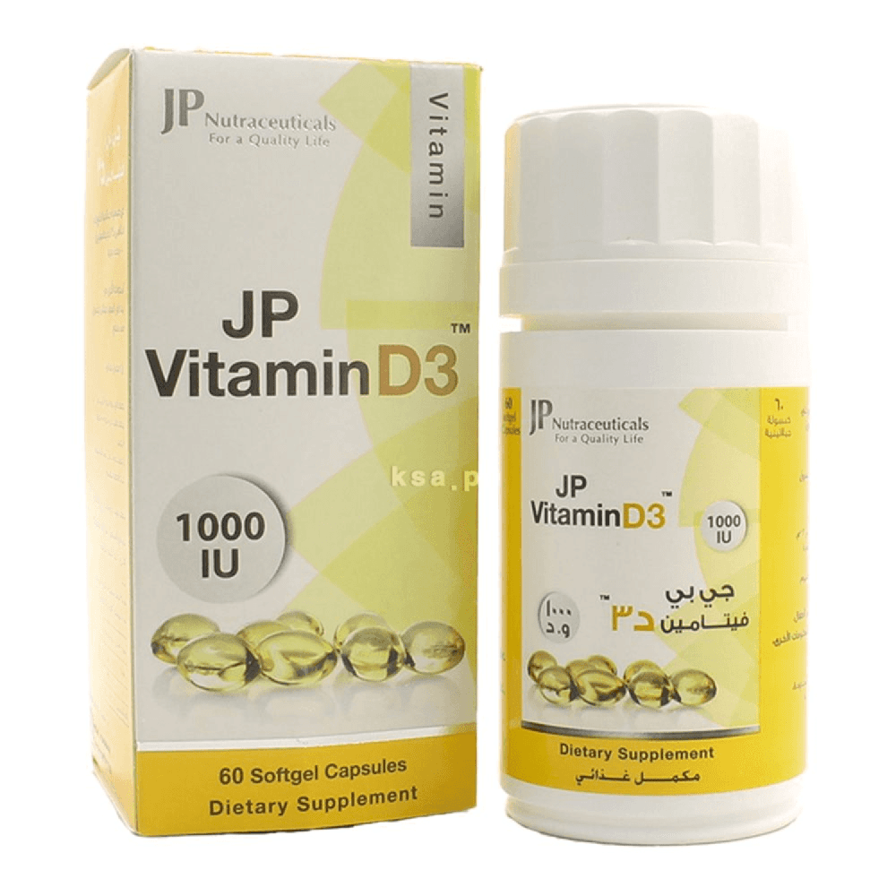 Jp Vitamin D3 60 Capsules