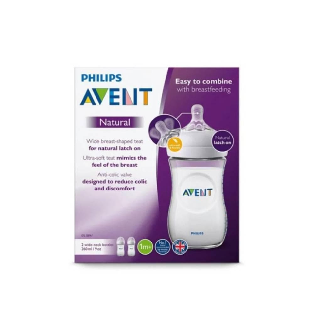 Philips Avent Natural Feeding Bottle 260ml (2 pcs)