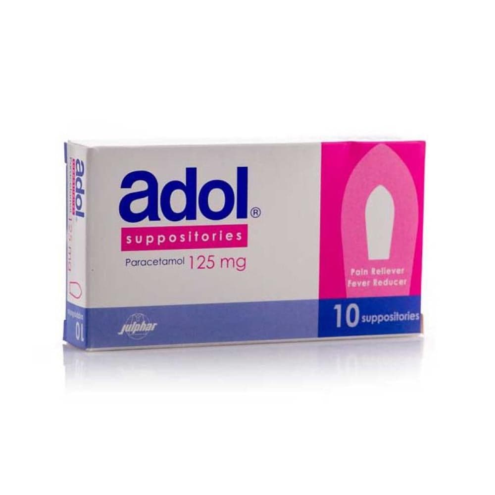 Adol 125 Mg Rectal Suppositories -